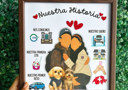 ilustración digital para san valentín